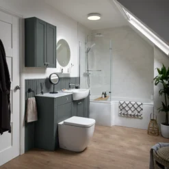 Ashford Matt Kombu Green End Panel (H)900mm -Trade Point Store ashford matt kombu green end panel h 900mm5056620900881 02i EN BQ