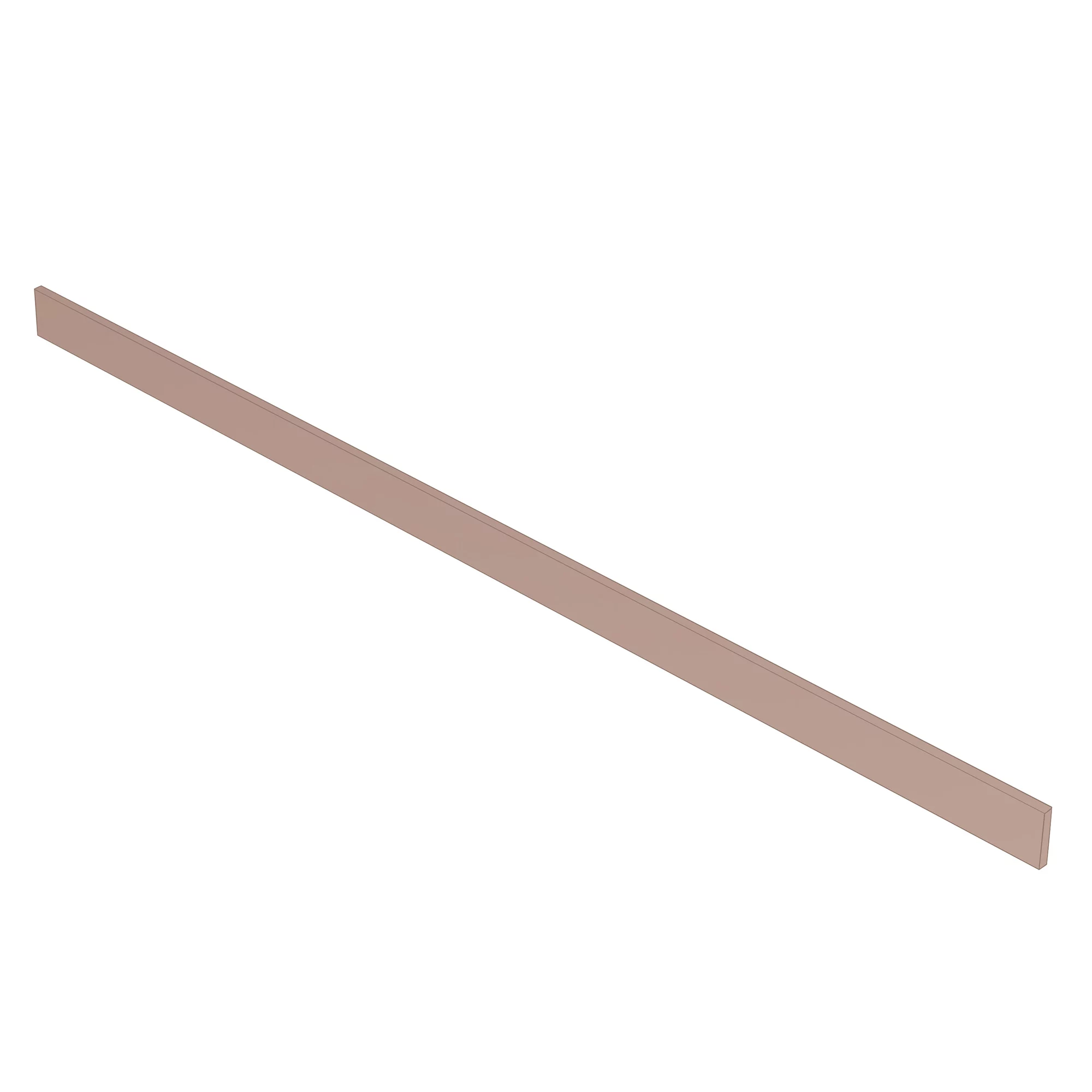 Ashford Matt Pink Straight Plinth (L)2400mm 1 Ashford Matt Pink Straight Plinth (L)2400mm