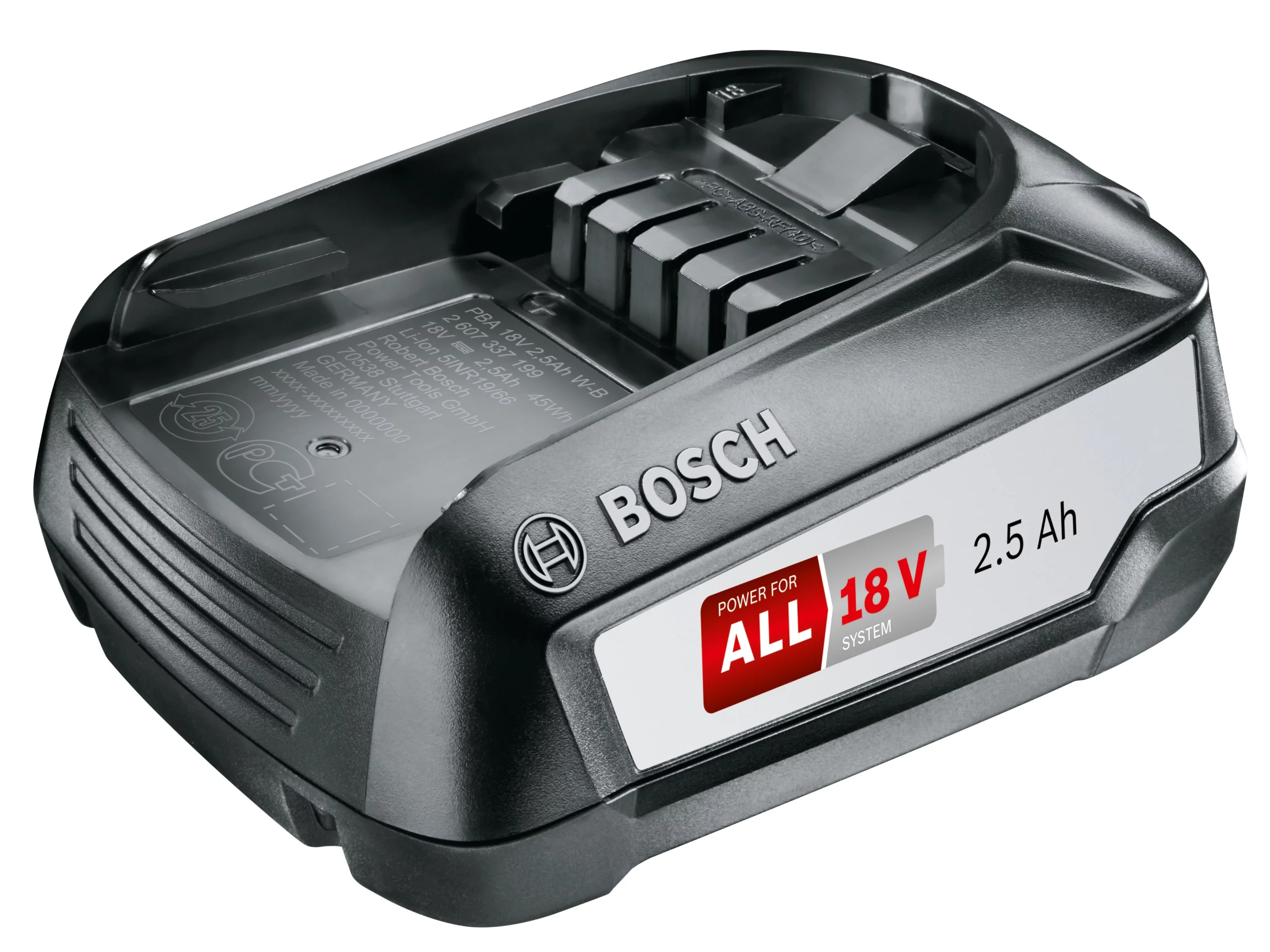 Bosch Power For All 18V 2.5Ah Li-ion Battery 4 Bosch Power For All 18V 2.5Ah Li-ion Battery - Image 4
