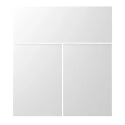 Cooke & Lewis Marletti Gloss White Basin Cabinet (W)600mm (H)852mm