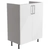 Ennis Gloss White Modern Freestanding Base Unit (W)595mm (H)820mm