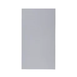 GoodHome Alisma Gloss Grey Slab Highline Cabinet Door (W)450mm (H)715mm (T)19mm