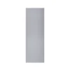 GoodHome Alisma High Gloss Grey Slab Tall Larder Cabinet Door (W)500mm (H)1467mm (T)18mm