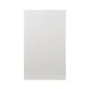 GoodHome Alisma High Gloss White Slab 50:50 Larder Cabinet Door (W)600mm (H)1001mm (T)18mm