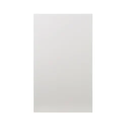GoodHome Alisma High Gloss White Slab 50:50 Larder Cabinet Door (W)600mm (H)1001mm (T)18mm