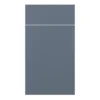 GoodHome Alisma Matt Blue Slab Drawerline Door & Drawer, (W)400mm (H)715mm (T)18mm