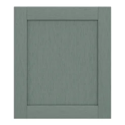 GoodHome Alpinia Matt Green Painted Wood Effect Shaker Appliance Cabinet Door (W)600mm (H)687mm (T)18mm