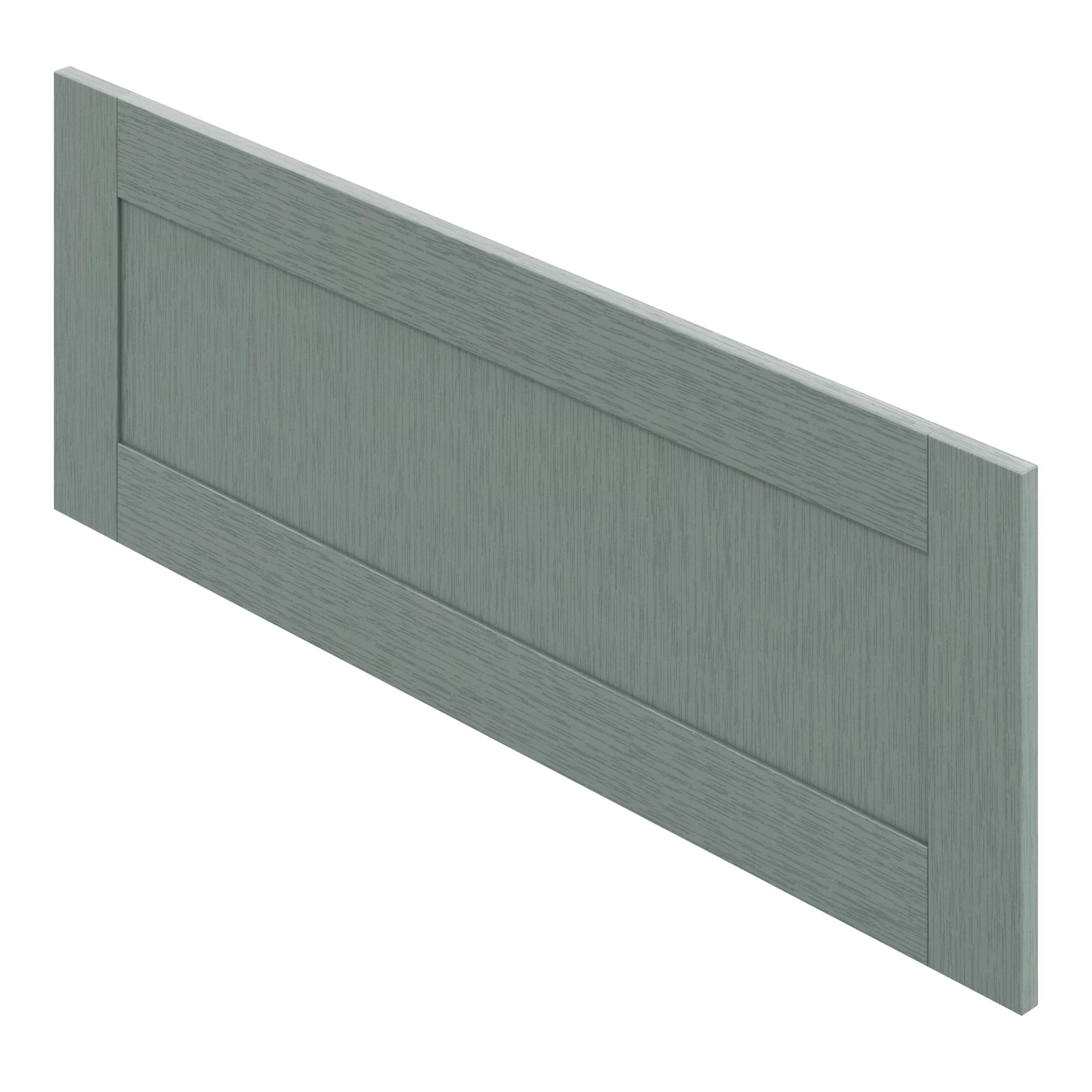GoodHome Alpinia Matt Green Painted Wood Effect Shaker Drawer Front, Bridging Door & Bi Fold Door, (W)1000mm (H)356mm (T)18mm 3 GoodHome Alpinia Matt Green Painted Wood Effect Shaker Drawer Front, Bridging Door & Bi Fold Door, (W)1000mm (H)356mm (T)18mm - Image 3