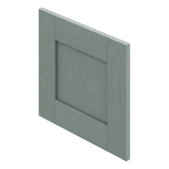 GoodHome Alpinia Matt Green Painted Wood Effect Shaker Drawer Front, Bridging Door & Bi Fold Door, (W)400mm (H)356mm (T)18mm -Trade Point Store goodhome alpinia matt green painted wood effect shaker drawer front bridging door bi fold door w 400mm h 356mm t 18mm5059340147246 02c