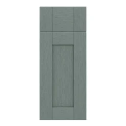 GoodHome Alpinia Matt Green Painted Wood Effect Shaker Drawerline Door & Drawer Front, (W)300mm (H)715mm (T)18mm