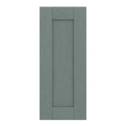 GoodHome Alpinia Matt Green Painted Wood Effect Shaker Highline Cabinet Door (W)300mm (H)715mm (T)18mm