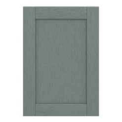 GoodHome Alpinia Matt Green Painted Wood Effect Shaker Highline Cabinet Door (W)500mm (H)715mm (T)18mm