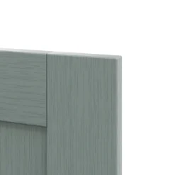 GoodHome Alpinia Matt Green Painted Wood Effect Shaker Tall Wall Cabinet Door (W)500mm (H)895mm (T)18mm -Trade Point Store goodhome alpinia matt green painted wood effect shaker tall wall cabinet door w 500mm h 895mm t 18mm5059340147185 36c