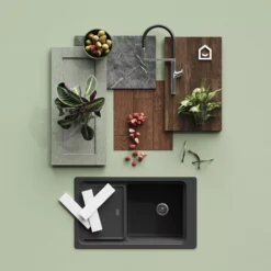 GoodHome Alpinia Matt Green Painted Wood Effect Shaker Tall Wall Cabinet Door (W)600mm (H)895mm (T)18mm -Trade Point Store goodhome alpinia matt green painted wood effect shaker tall wall cabinet door w 600mm h 895mm t 18mm5059340147062 20i