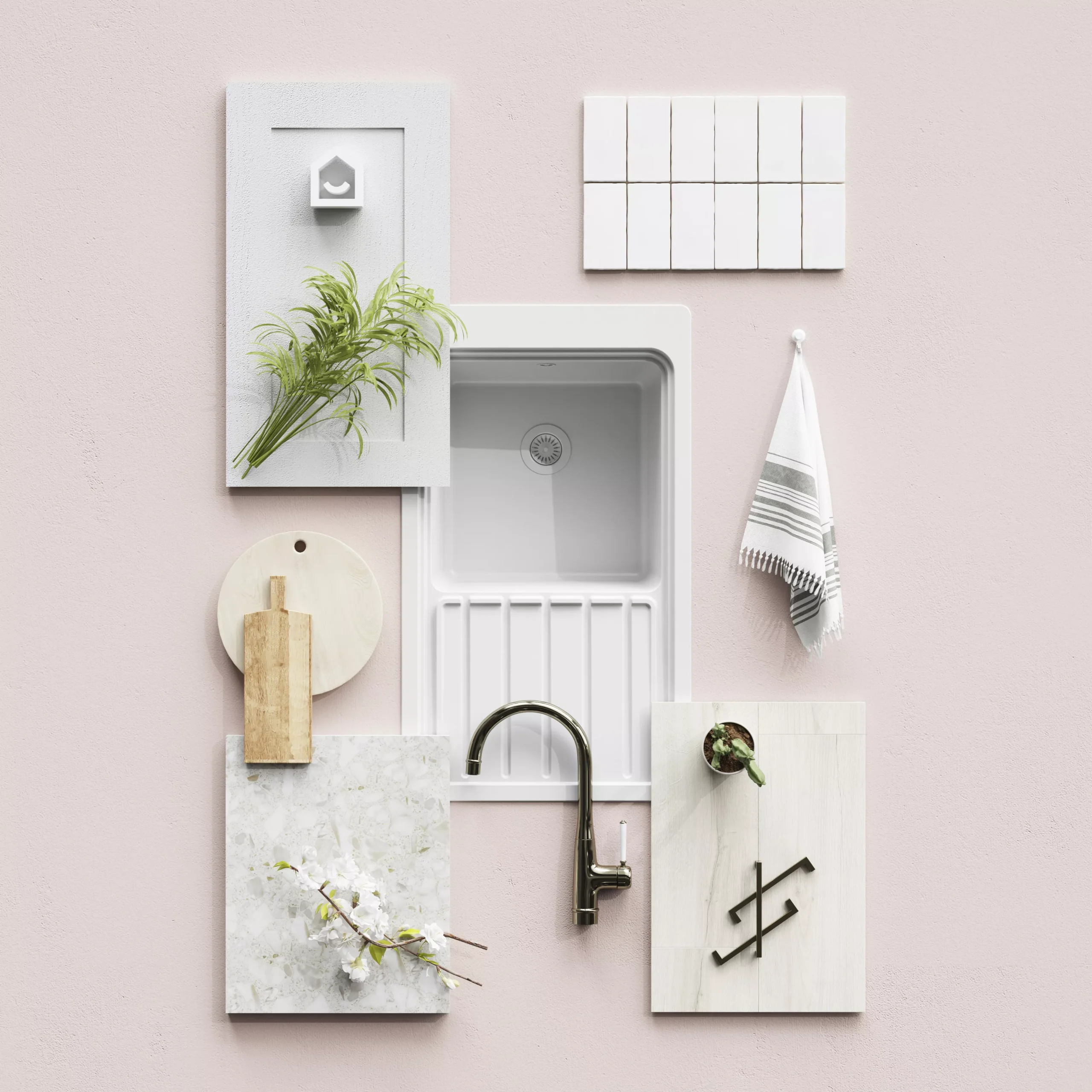 GoodHome Alpinia Matt Grey Painted Wood Effect Shaker Larder Cabinet Door (W)500mm (H)1287mm (T)18mm 8 GoodHome Alpinia Matt Grey Painted Wood Effect Shaker Larder Cabinet Door (W)500mm (H)1287mm (T)18mm - Image 8