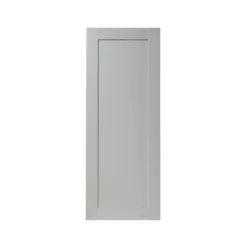 GoodHome Alpinia Matt Grey Painted Wood Effect Shaker Larder Cabinet Door (W)500mm (H)1287mm (T)18mm