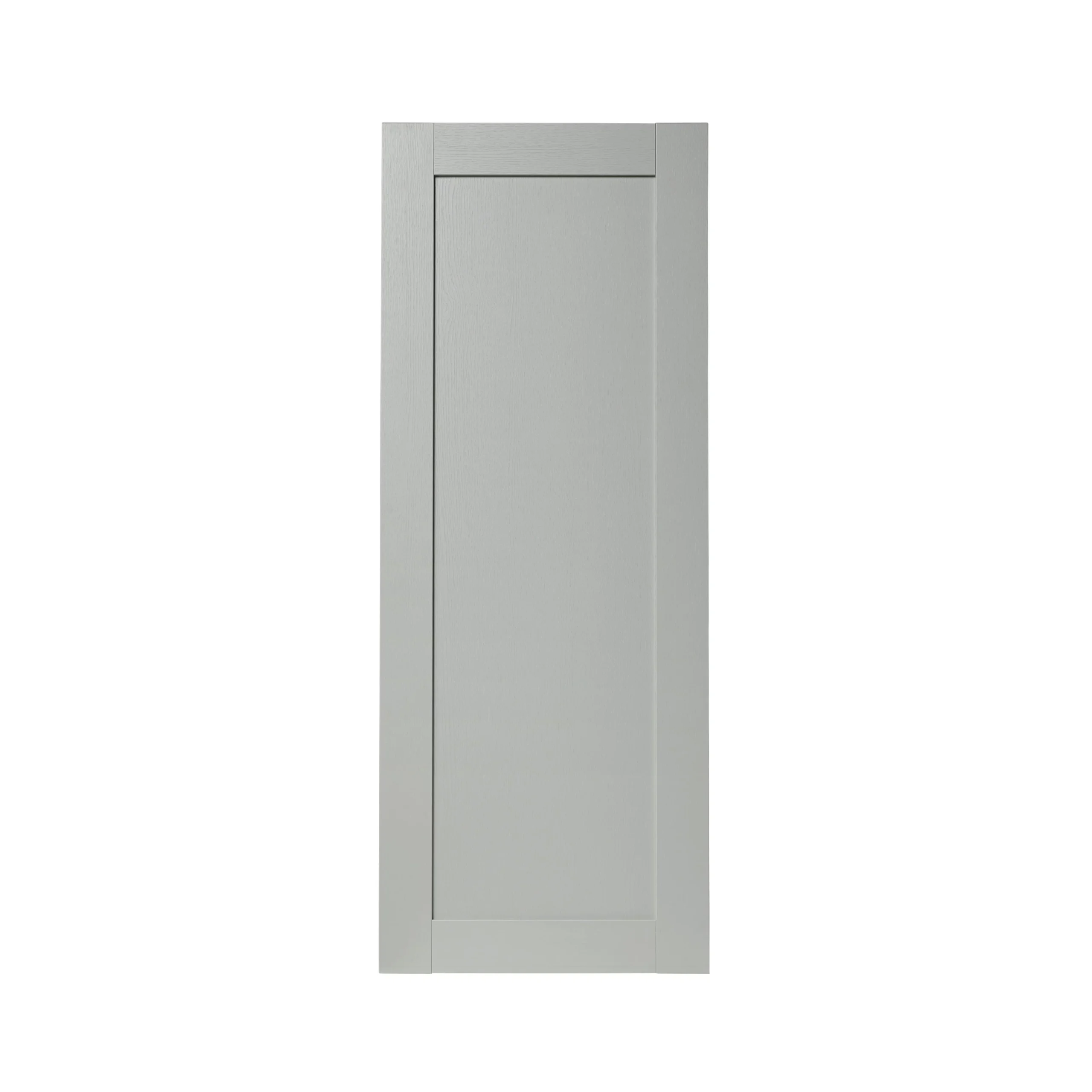 GoodHome Alpinia Matt Grey Painted Wood Effect Shaker Larder Cabinet Door (W)500mm (H)1287mm (T)18mm 1 GoodHome Alpinia Matt Grey Painted Wood Effect Shaker Larder Cabinet Door (W)500mm (H)1287mm (T)18mm
