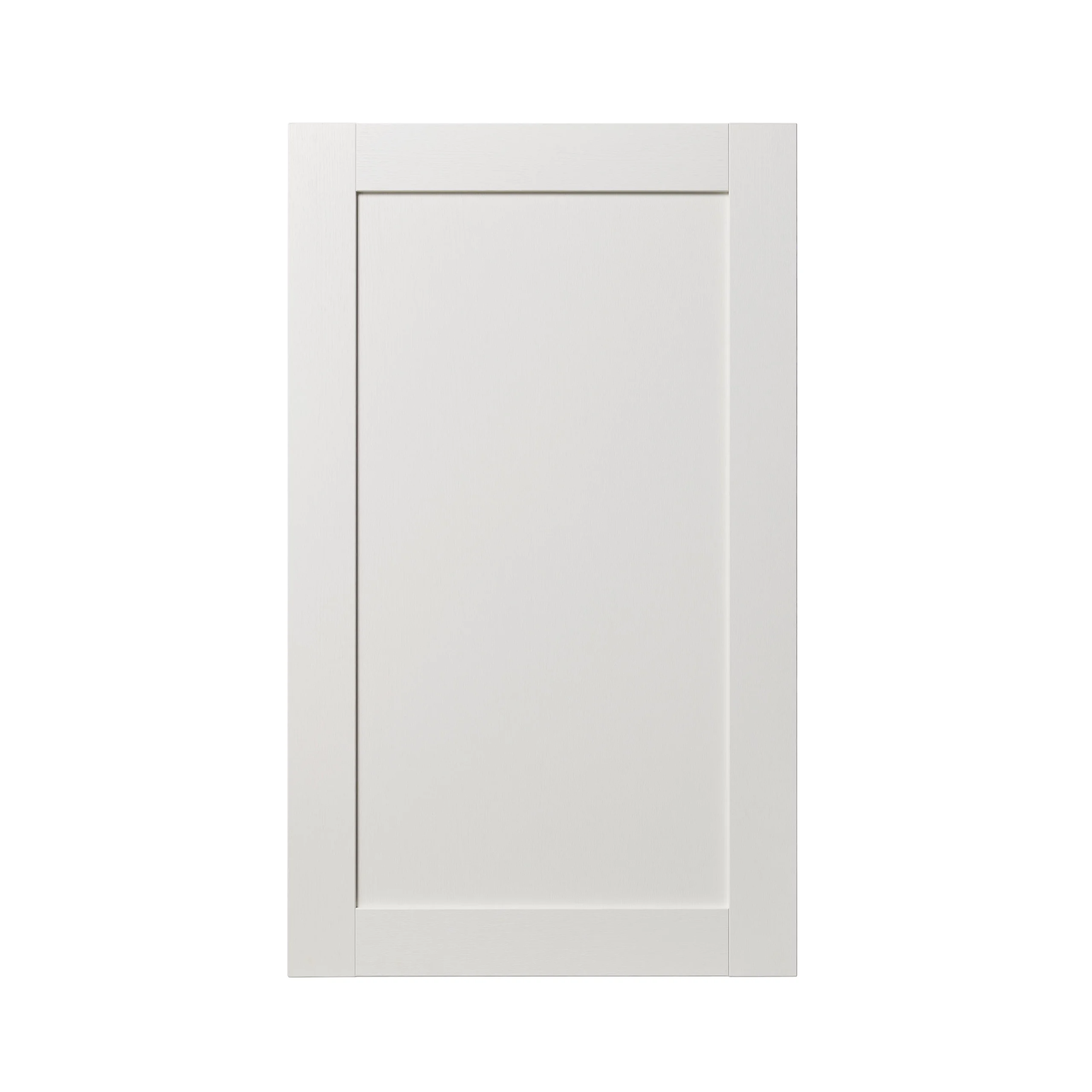 GoodHome Alpinia Matt Ivory Painted Wood Effect Shaker 50:50 Larder Cabinet Door (W)600mm (H)1001mm (T)18mm 1 GoodHome Alpinia Matt Ivory Painted Wood Effect Shaker 50:50 Larder Cabinet Door (W)600mm (H)1001mm (T)18mm