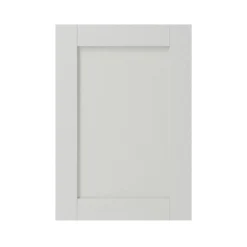 GoodHome Alpinia Matt Ivory Painted Wood Effect Shaker Highline Cabinet Door (W)500mm (H)715mm (T)18mm