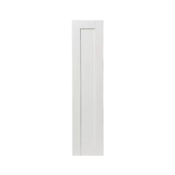 GoodHome Alpinia Matt Ivory Painted Wood Effect Shaker Larder Cabinet Door (W)300mm (H)1287mm (T)18mm