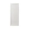 GoodHome Alpinia Matt Ivory Painted Wood Effect Shaker Larder Cabinet Door (W)500mm (H)1287mm (T)18mm