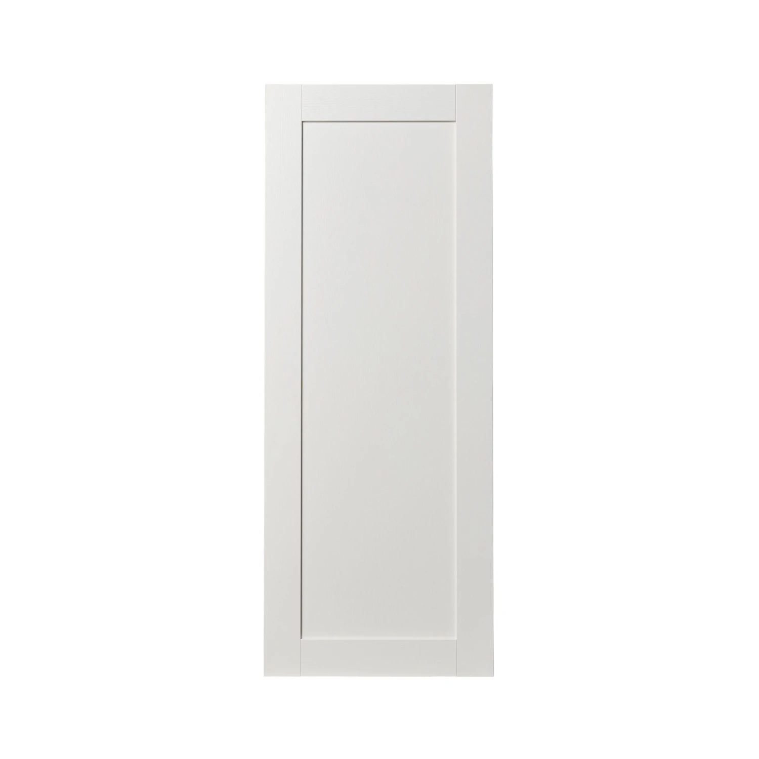 GoodHome Alpinia Matt Ivory Painted Wood Effect Shaker Larder Cabinet Door (W)500mm (H)1287mm (T)18mm 1 GoodHome Alpinia Matt Ivory Painted Wood Effect Shaker Larder Cabinet Door (W)500mm (H)1287mm (T)18mm