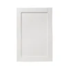 GoodHome Alpinia Matt Ivory Painted Wood Effect Shaker Tall Wall Cabinet Door (W)600mm (H)895mm (T)18mm