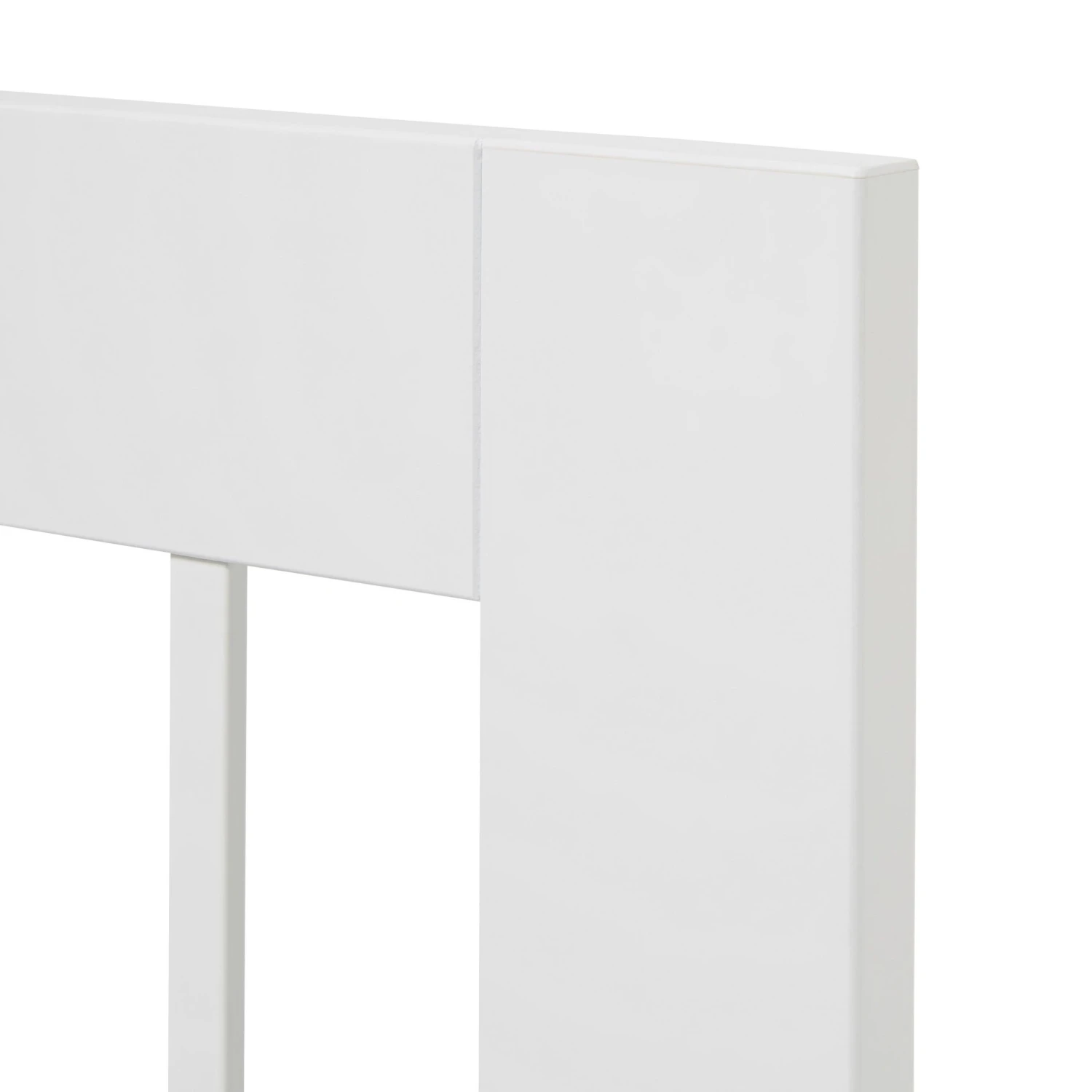 GoodHome Alpinia Matt White Tongue & Groove Shaker Glazed Cabinet Door (W)500mm (H)715mm (T)18mm 2 GoodHome Alpinia Matt White Tongue & Groove Shaker Glazed Cabinet Door (W)500mm (H)715mm (T)18mm - Image 2