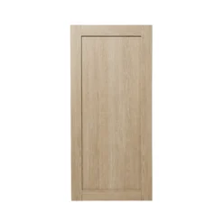 GoodHome Alpinia Oak Effect Shaker 70:30 Larder Cabinet Door (W)600mm (H)1287mm (T)18mm