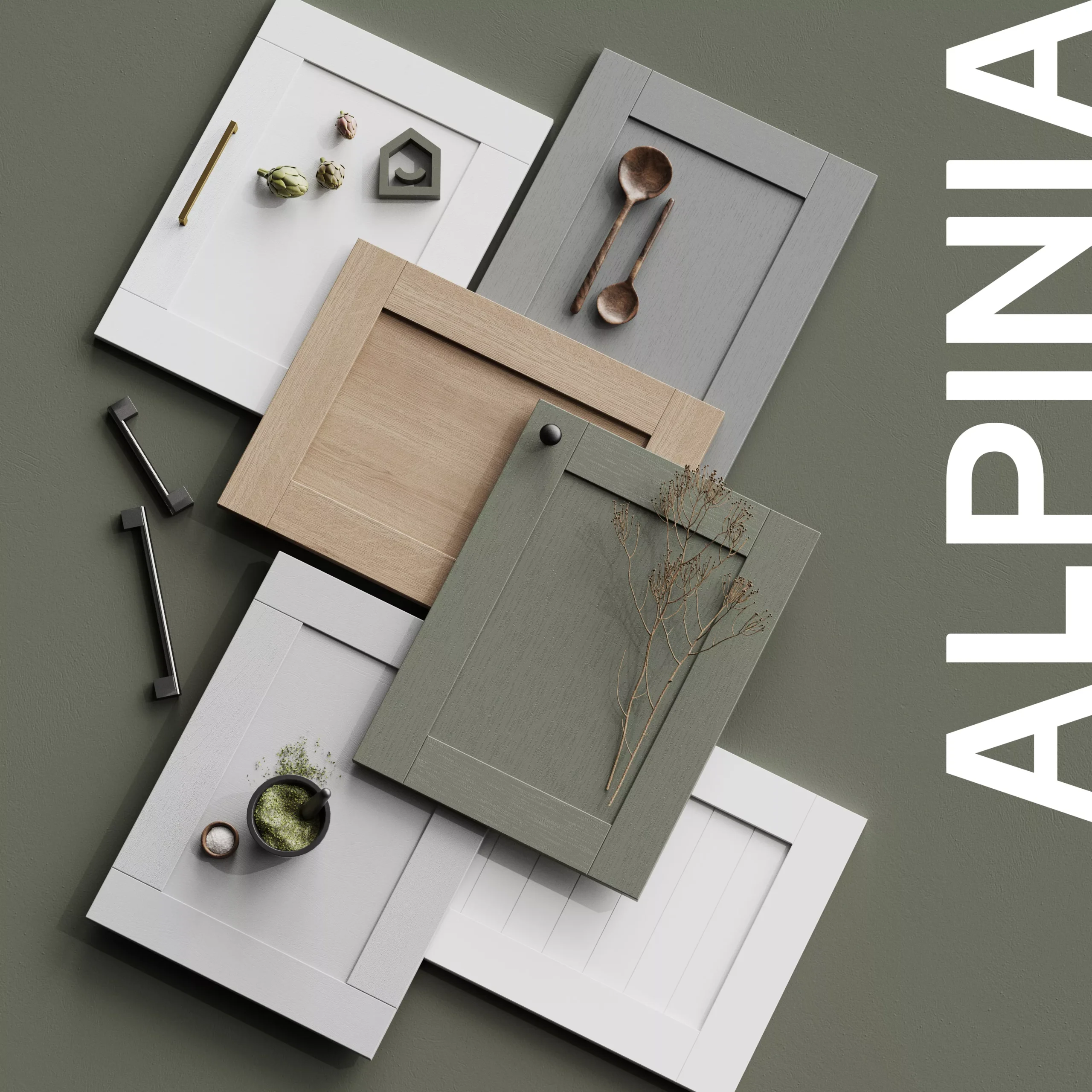 GoodHome Alpinia Oak Effect Shaker Drawer Front, Bridging Door & Bi Fold Door, (W)500mm (H)356mm (T)18mm 7 GoodHome Alpinia Oak Effect Shaker Drawer Front, Bridging Door & Bi Fold Door, (W)500mm (H)356mm (T)18mm - Image 7