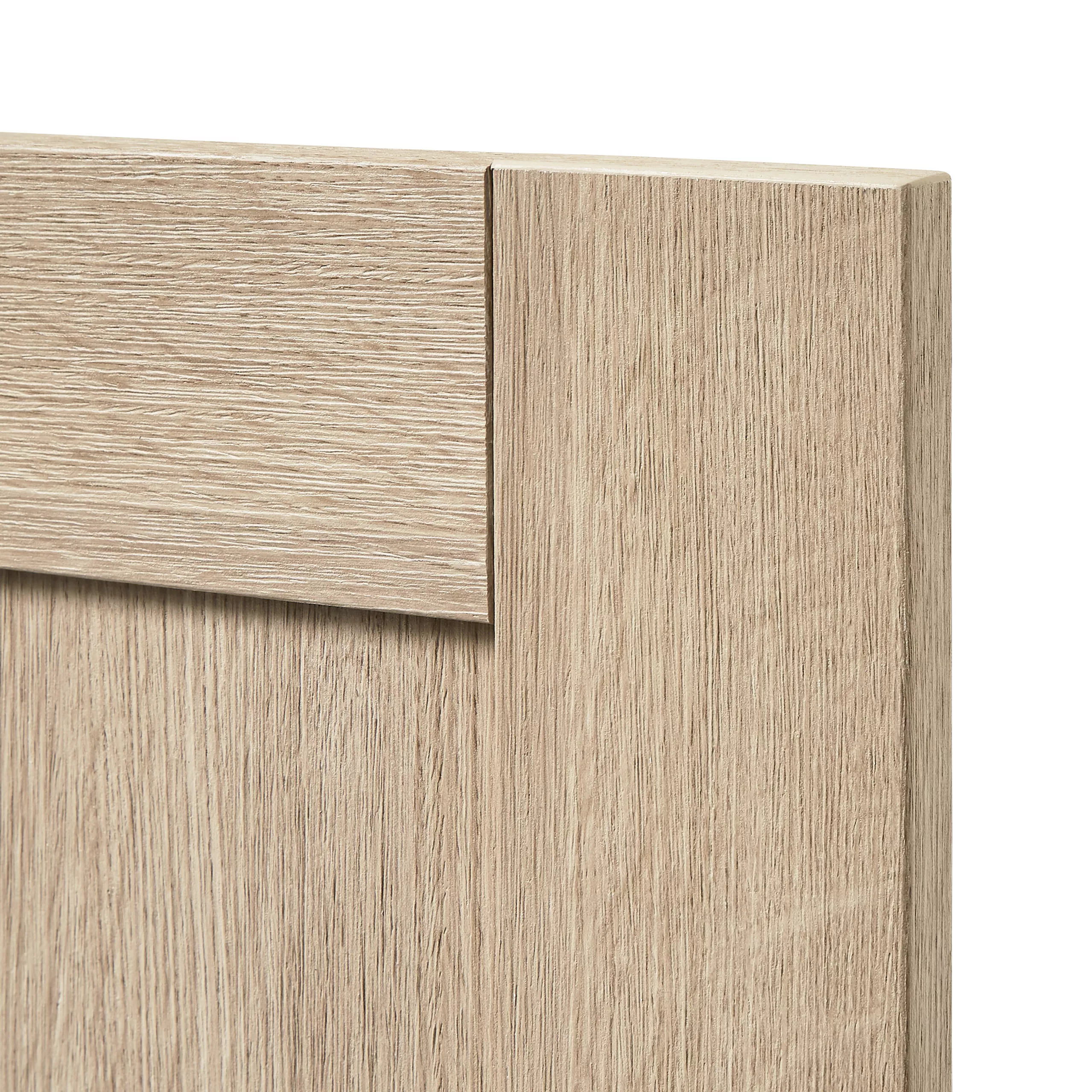 GoodHome Alpinia Oak Effect Shaker Drawerline Cabinet Door, (W)300mm (H)715mm (T)18mm 2 GoodHome Alpinia Oak Effect Shaker Drawerline Cabinet Door, (W)300mm (H)715mm (T)18mm - Image 2