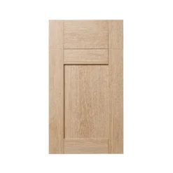 GoodHome Alpinia Oak Effect Shaker Drawerline Cabinet Door, (W)400mm (H)715mm (T)18mm
