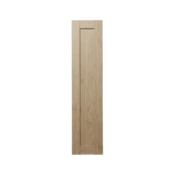 GoodHome Alpinia Oak Effect Shaker Larder Cabinet Door (W)300mm (H)1287mm (T)18mm