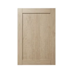 GoodHome Alpinia Oak Effect Shaker Tall Wall Cabinet Door (W)600mm (H)895mm (T)18mm