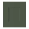 GoodHome Artemisia Innovo Handleless Matt Dark Green Shaker Drawer Front (W)300mm
