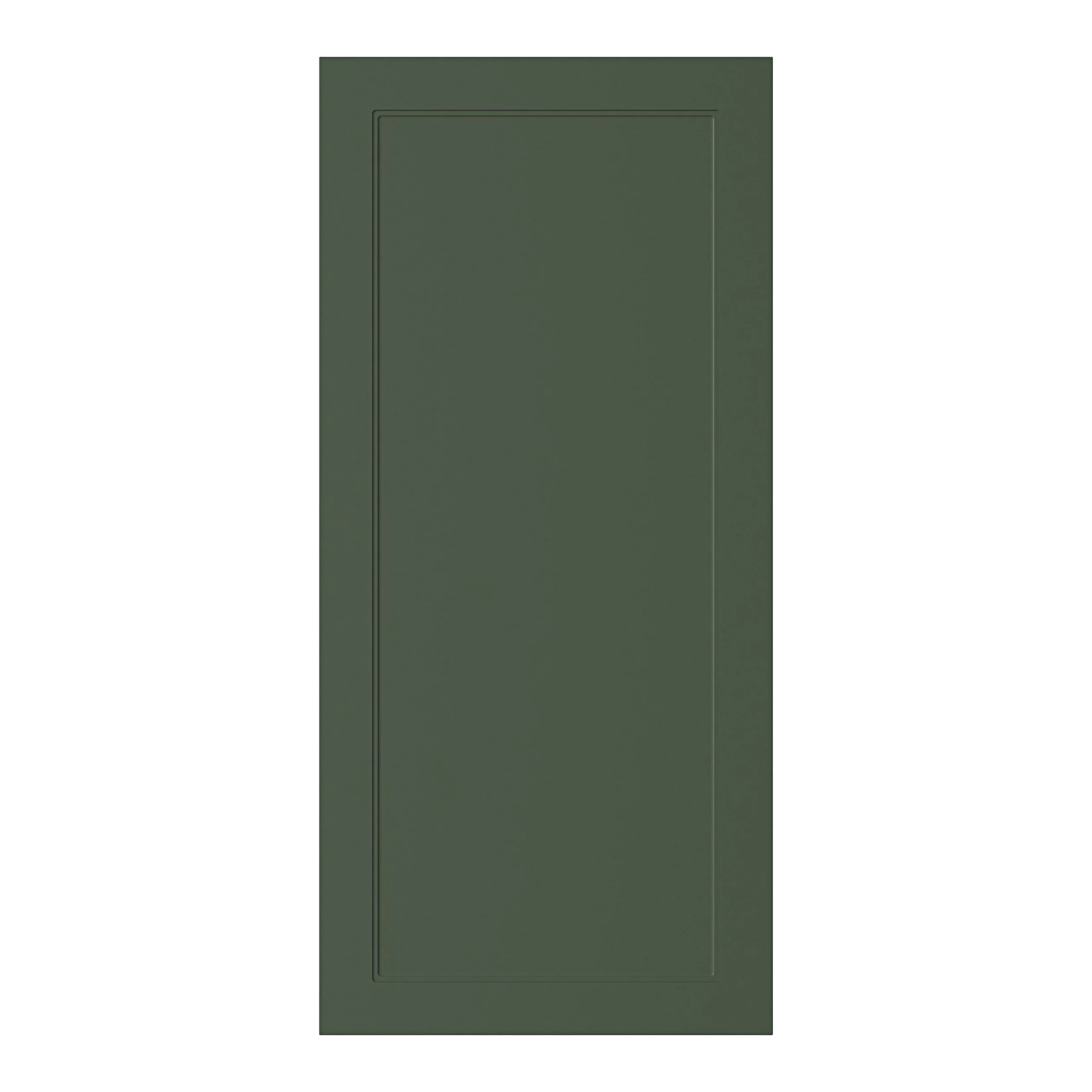 GoodHome Artemisia Matt Dark Green Shaker 70:30 Larder/Fridge Cabinet Door (W)600mm (H)1287mm (T)18mm 1 GoodHome Artemisia Matt Dark Green Shaker 70:30 Larder/Fridge Cabinet Door (W)600mm (H)1287mm (T)18mm