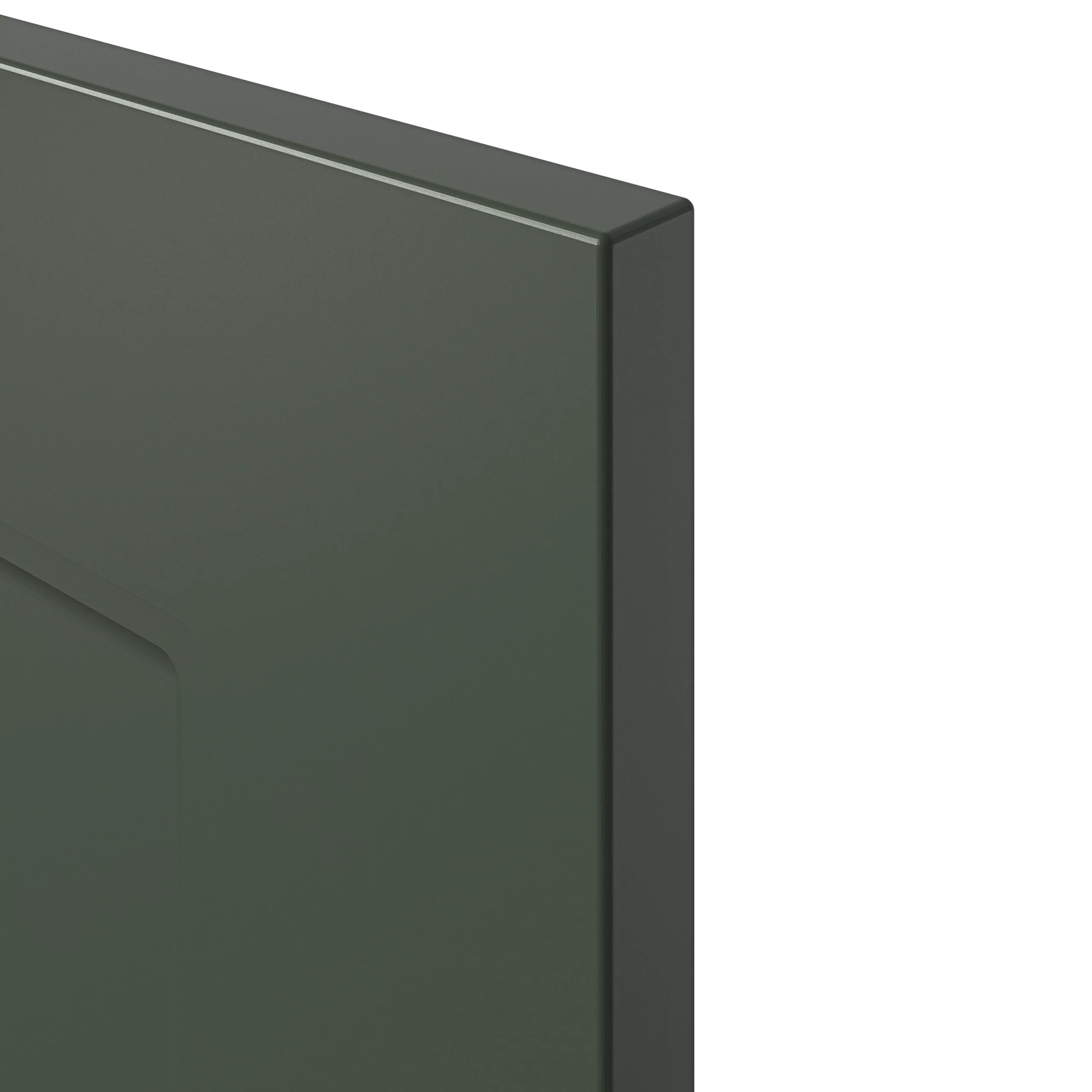 GoodHome Artemisia Matt Dark Green Shaker 70:30 Larder/Fridge Cabinet Door (W)600mm (H)1287mm (T)18mm 2 GoodHome Artemisia Matt Dark Green Shaker 70:30 Larder/Fridge Cabinet Door (W)600mm (H)1287mm (T)18mm - Image 2