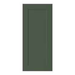 GoodHome Artemisia Matt Dark Green Shaker Tall Wall Cabinet Door (W)400mm (H)895mm (T)18mm