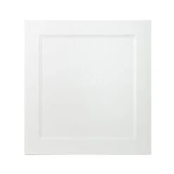 GoodHome Artemisia Matt White Classic Shaker Appliance Cabinet Door (W)600mm (H)626mm (T)18mm