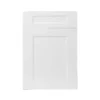 GoodHome Artemisia Matt White Classic Shaker Drawerline Drawer Front, (W)500mm (H)715mm (T)18mm