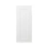 GoodHome Artemisia Matt White Classic Shaker Highline Cabinet Door (W)300mm (H)715mm (T)18mm