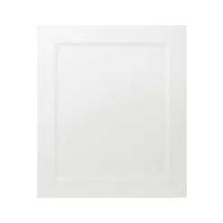 GoodHome Artemisia Matt White Classic Shaker Highline Cabinet Door (W)600mm (H)715mm (T)18mm