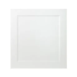 GoodHome Artemisia Matt White Classic Shaker Tall Appliance Cabinet Door (W)600mm (H)633mm (T)18mm