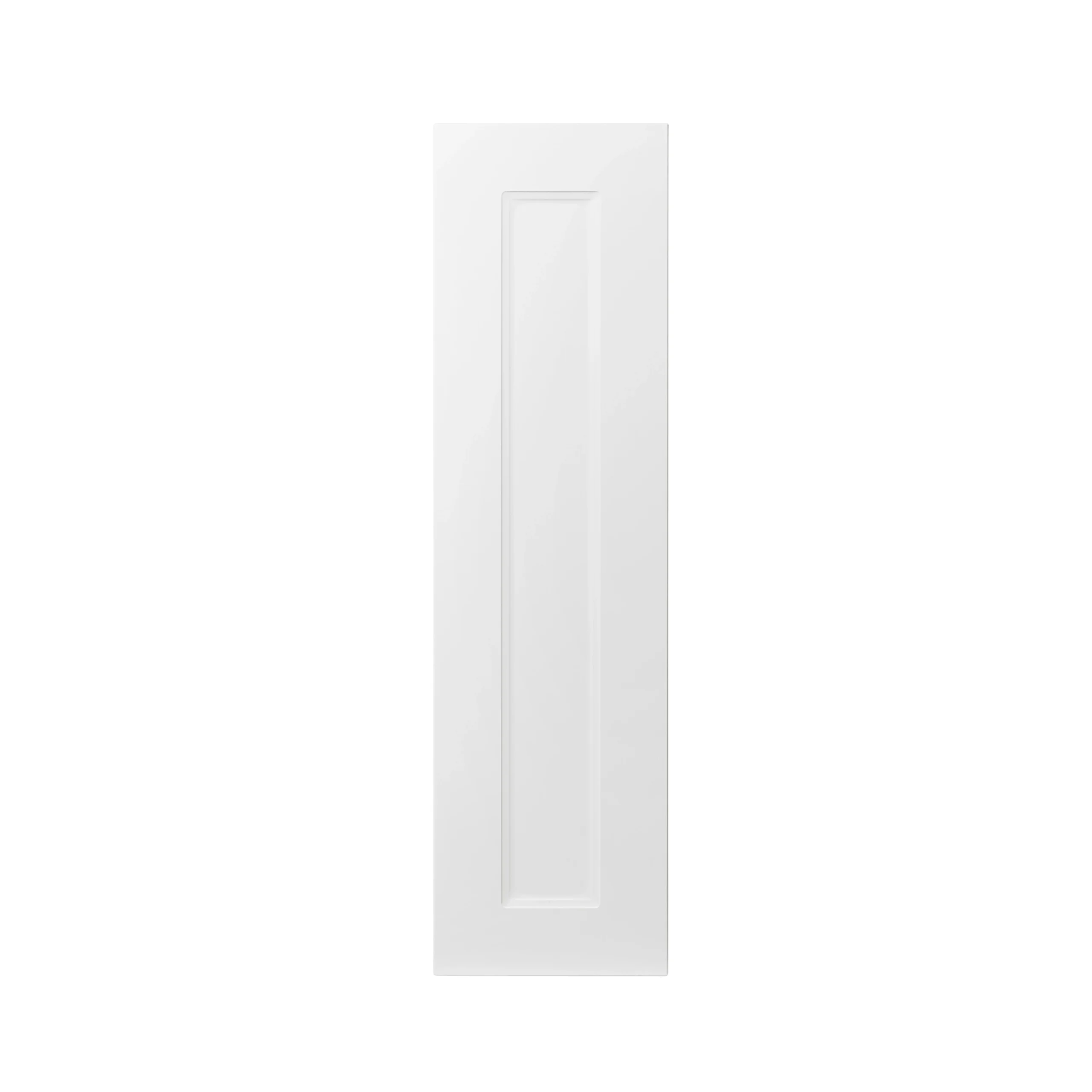 GoodHome Artemisia Matt White Classic Shaker Tall Wall Cabinet Door (W)250mm (H)895mm (T)18mm 1 GoodHome Artemisia Matt White Classic Shaker Tall Wall Cabinet Door (W)250mm (H)895mm (T)18mm