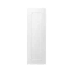 GoodHome Artemisia Matt White Classic Shaker Tall Wall Cabinet Door (W)300mm (H)895mm (T)18mm