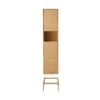 GoodHome Avela Matt Oak Effect Freestanding Bathroom Cabinet (H)191cm (W)40cm