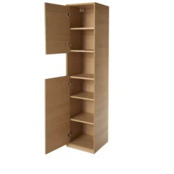 GoodHome Avela Matt Oak Effect Freestanding Bathroom Cabinet (H)191cm (W)40cm -Trade Point Store goodhome avela matt oak effect freestanding bathroom cabinet h 191cm w 40cm5059340625256 38c bq