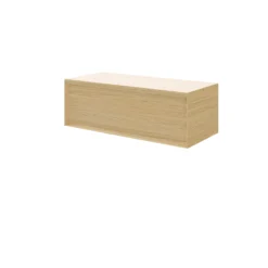 GoodHome Avela Matt Oak Effect Wall-mounted Vanity Unit & Basin Set (W)1000mm (H)790mm -Trade Point Store goodhome avela matt oak effect wall mounted vanity unit basin set w 1000mm h 790mm5059340625140 37c bq