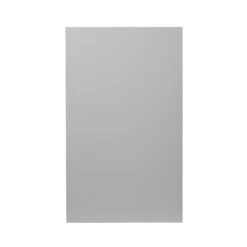 GoodHome Balsamita Matt Grey Slab 50:50 Larder Cabinet Door (W)600mm (H)1001mm (T)16mm