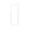 GoodHome Balsamita Matt White Slab Glazed Cabinet Door (W)300mm (H)715mm (T)16mm